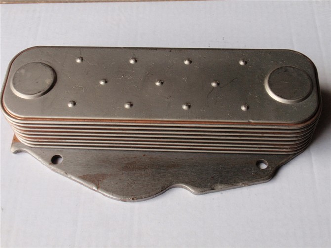 机油冷却器芯 欧二8片